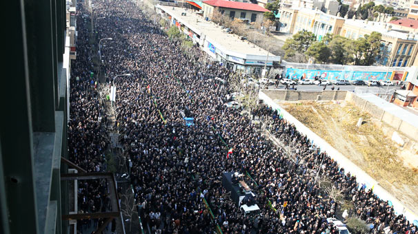 Rəfsəncaninin qızı onu belə yola saldı  -  İranda vida...+Fotolar