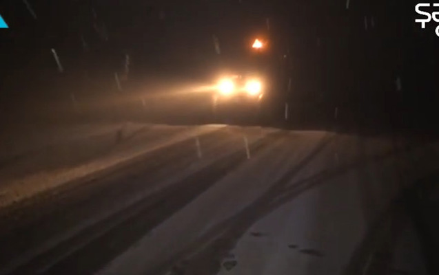 Rayonlara qar yağdı, yollarda hərəkət &ccedil;ətinləşdi -  Foto 