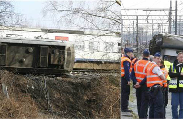 Bel&ccedil;ikada qatar relsdən &ccedil;ıxdı -  &Ouml;lən və yaralananlar var