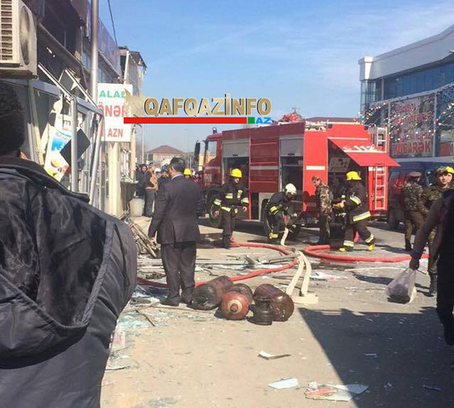 Zabratda güclü partlayış - Yaralılar var+Fotolar