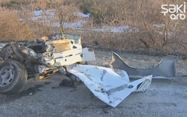 Film kimi qəza -  Maşın bu günə qaldı +Fotolar