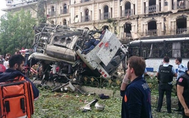 İstanbul səhəri partlayışla açdı - 11 ölü, 36 yaralı + Video