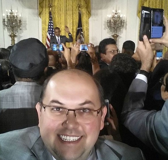 Gülənin adamının Obama ilə “selfie”si -  Fotolar