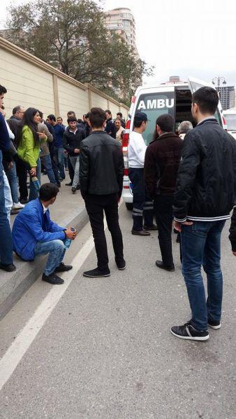 Bakıda bank işçisinin ölümü ilə nəticələnən qəzadan -  Fotolar